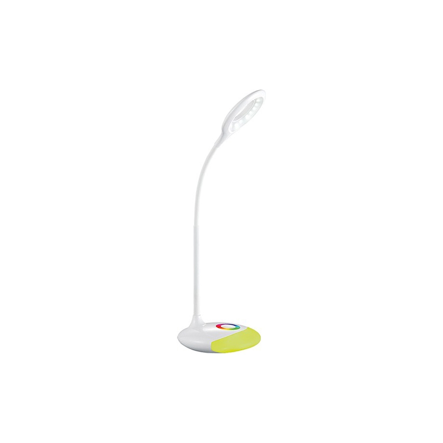 LED RGB Акумуляторна настільна лампа з регулятором яскравості LED/5W/5V 1800 mAh