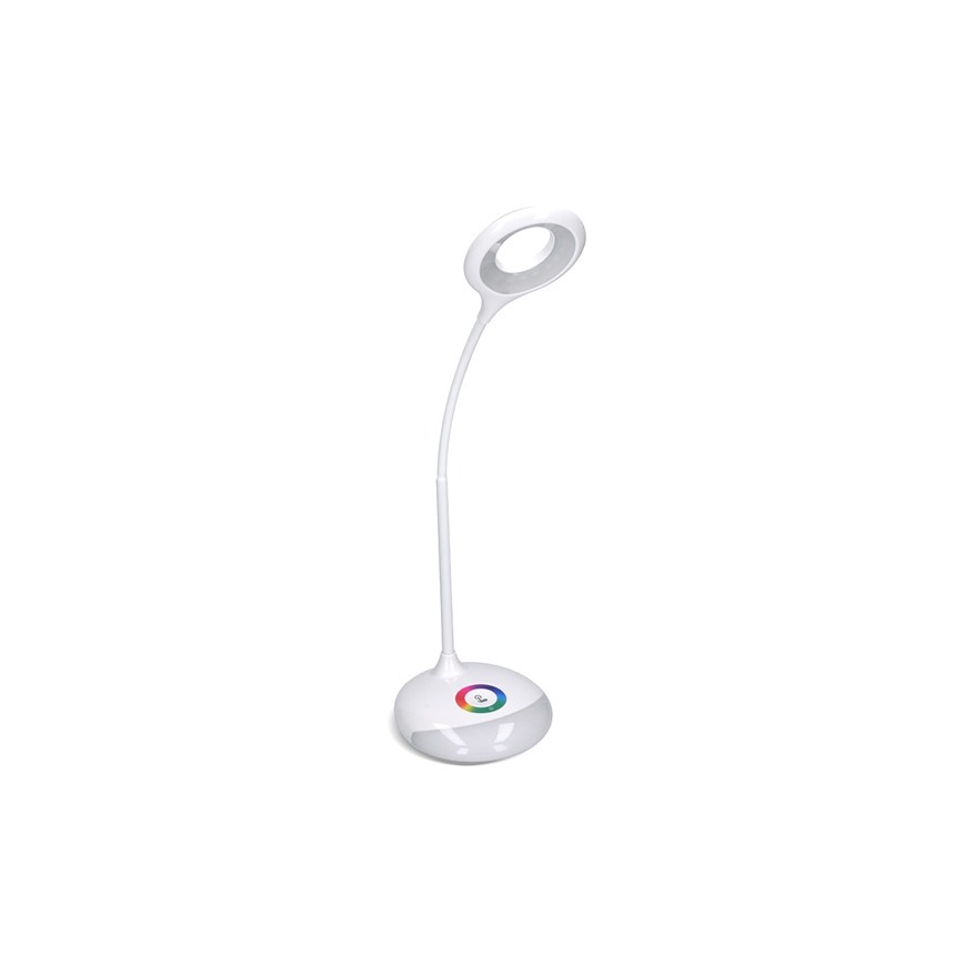 LED RGB Акумуляторна настільна лампа з регулятором яскравості LED/5W/5V 1800 mAh