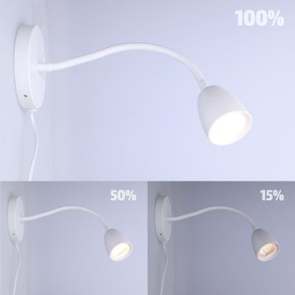 LED Настінна лампа з регулюванням яскравості LED/4W/230V