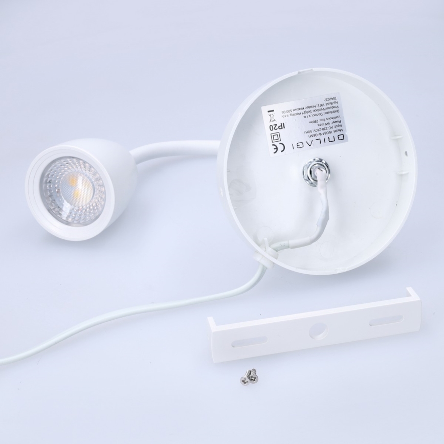 LED Настінна лампа з регулюванням яскравості LED/4W/230V