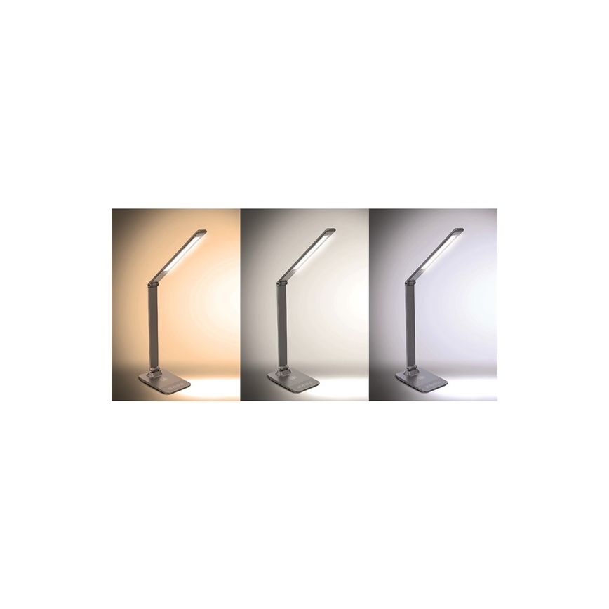 Светодиодная лампа с регулированием яркости с беспроводной зарядкой LED/10W/100-240V