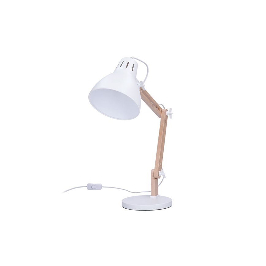 Настольная лампа FALUN 1xE27/25W/230V белый/дуб