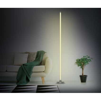 LED RGB диммируемый напольный торшер RAINBOW LED/18 Вт/230 В Wi-Fi Tuya + пульт дистанционного управления
