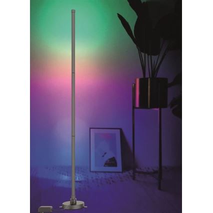 Светодиодная напольная RGB-лампа с регулированием яркости RAINBOW LED/18W/230V Wi-Fi Tuya + дистанционное управление