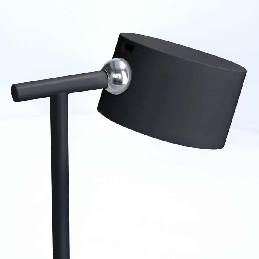 LED Сенсорна акумуляторна лампа з регулюванням яскравості 3в1 LED/4W/2000 mAh 3000/4000/6500K чорний