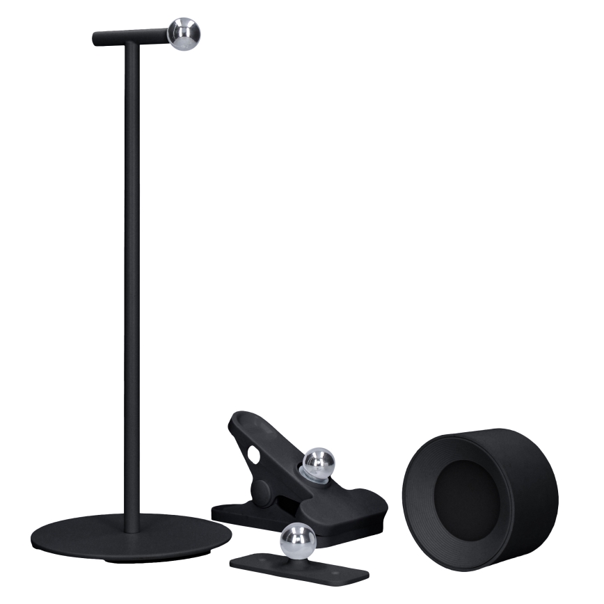 LED Сенсорна акумуляторна лампа з регулюванням яскравості 3в1 LED/4W/2000 mAh 3000/4000/6500K чорний
