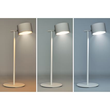 LED Сенсорна акумуляторна лампа з регулюванням яскравості 3в1 LED/4W/2000 mAh 3000/4000/6500K білий