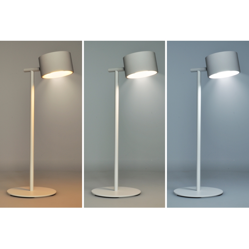 LED Сенсорна акумуляторна лампа з регулюванням яскравості 3в1 LED/4W/2000 mAh 3000/4000/6500K білий