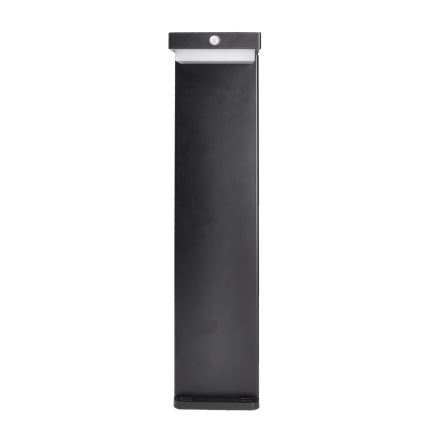 Світлодіодна сонячна лампа з датчиком руху та сутінків PALERMO LED/5W/5V 2000 mAh IP54 чорна