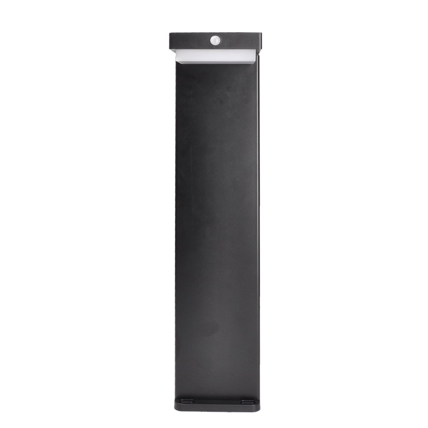Світлодіодна сонячна лампа з датчиком руху та сутінків PALERMO LED/5W/5V 2000 mAh IP54 чорна
