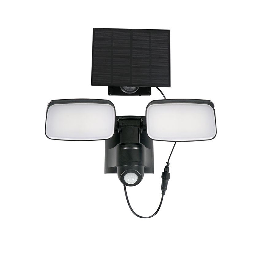 Сонячний LED-прожектор з датчиком — 9 Вт (LED), 3,7 В, 3600 мА·год, IP54