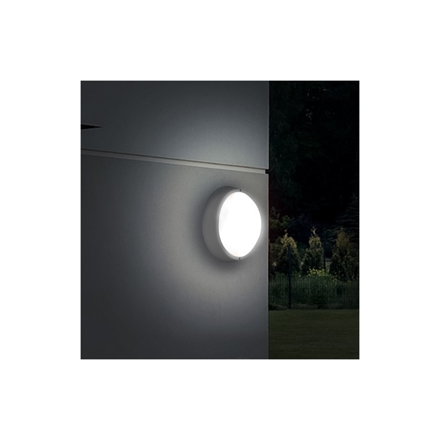 Светодиодный уличный потолочный светильник 1xLED/18W/230V IP65