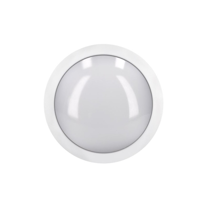 Вуличний світлодіодний стельовий світильник SIENA LED/13W/230V IP54 діаметр 17 см білий