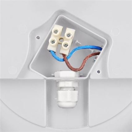 Вуличний світлодіодний стельовий світильник SIENA LED/13W/230V IP54 діаметр 17 см білий