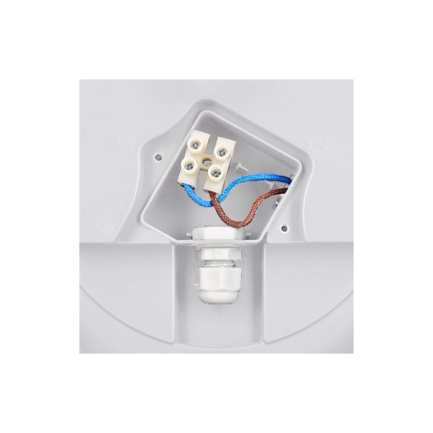 Вуличний світлодіодний стельовий світильник SIENA LED/13W/230V IP54 діаметр 17 см білий