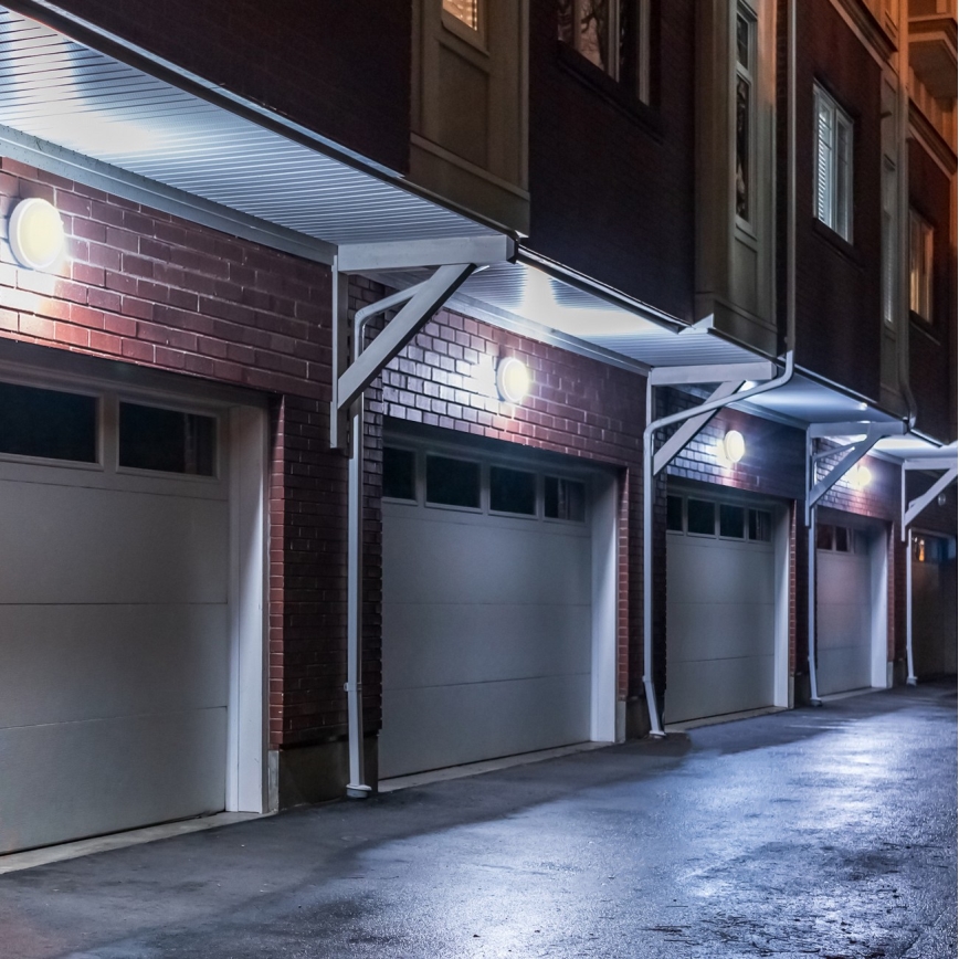 Уличный светодиодный настенный светильник LED/20W/230V 4000K IP54 серый овальный