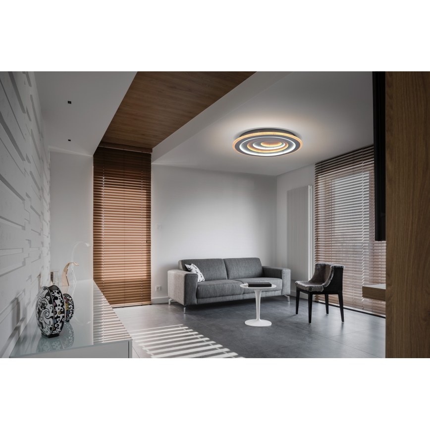 Светодиодный потолочный светильник с регулированием яркости CASCADE LED/111W/230V 3000-6500K + дистанционное управление
