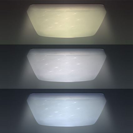 Светодиодный потолочный светильник с регулированием яркости STAR LED/24W/230V + пульт ДУ