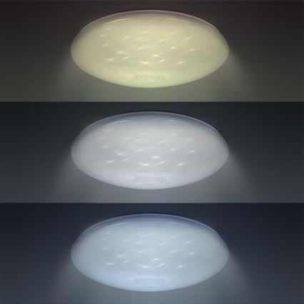 Светодиодный потолочный светильник с регулированием яркости STAR LED/24W/230V + пульт ДУ