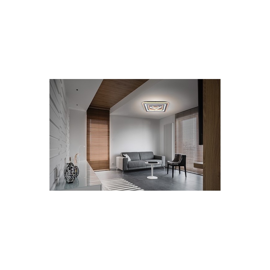 Светодиодный потолочный светильник с регулированием яркости TREVISO LED/48W/230V + пульт ДУ