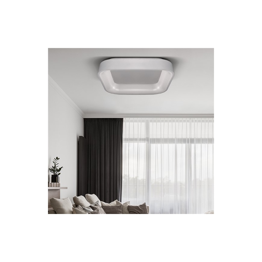 Світлодіодний стельовий світильник з регульованою яскравістю LED/48W/230V + дистанційне керування