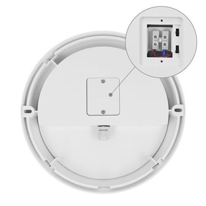 LED Зовнішній настінний світильник 2v1 LED/20W/230V 3000/4000/6500K IP65 діам. 22 см
