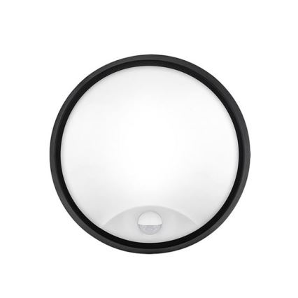 LED уличный настенный светильник с комбинированным датчиком 2 в 1 LED/20W/230V 3000/4000/6500K IP65 диаметр 22 см