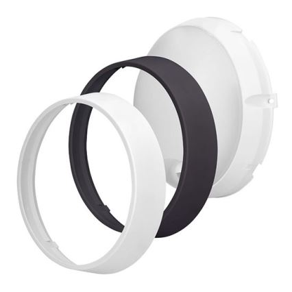 LED зовнішній настінний світильник з сенсором 2 в 1 LED/20W/230V 3000/4000/6500K IP65 діаметр 22 см