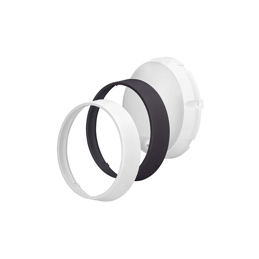 LED зовнішній настінний світильник з сенсором 2 в 1 LED/20W/230V 3000/4000/6500K IP65 діаметр 22 см