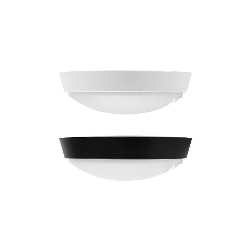 LED зовнішній настінний світильник з сенсором 2 в 1 LED/20W/230V 3000/4000/6500K IP65 діаметр 22 см