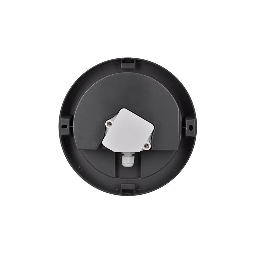 Вуличний світлодіодний стельовий світильник з датчиком SIENA LED/20W/230V 4000K діаметр 23 см IP54