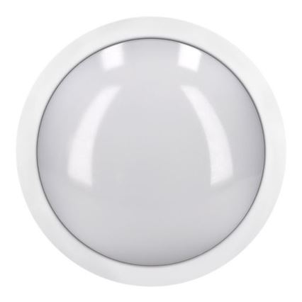 Вуличний світлодіодний стельовий світильник SIENA LED/20W/230V IP54 діаметр 23 см білий