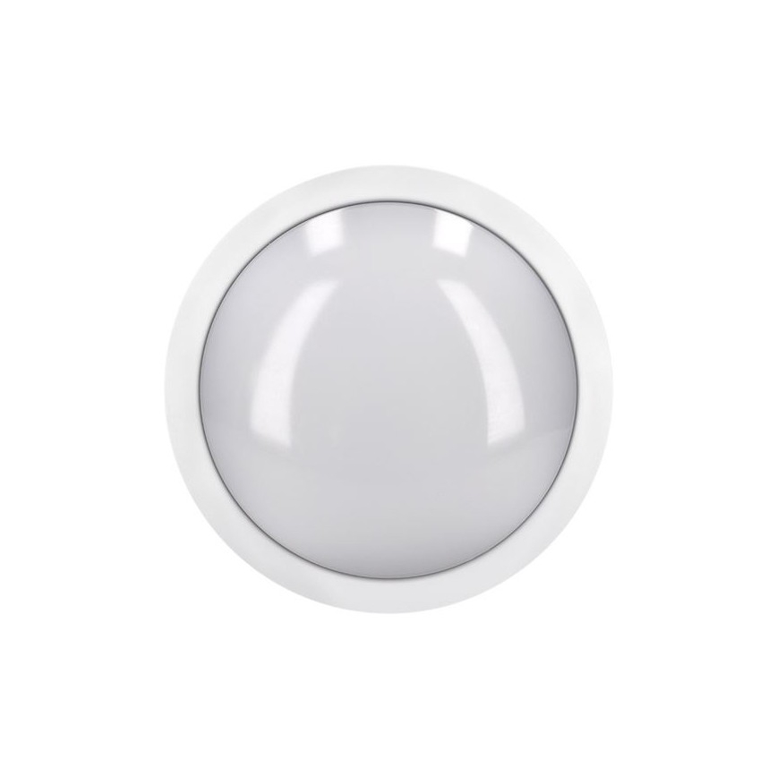 Вуличний світлодіодний стельовий світильник SIENA LED/20W/230V IP54 діаметр 23 см білий