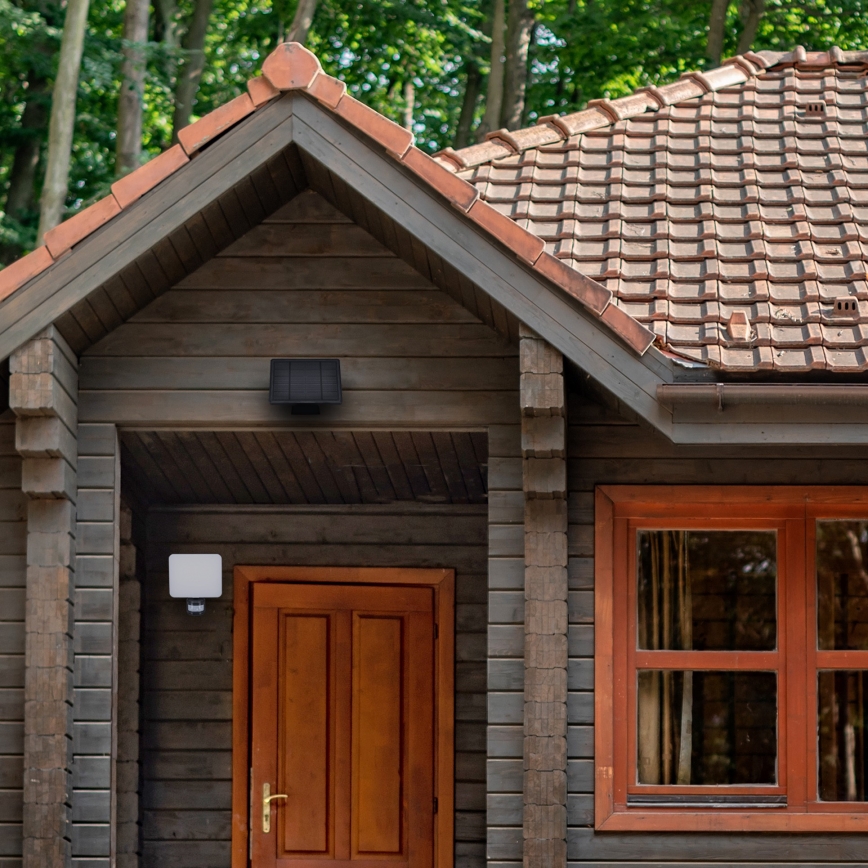 Світлодіодний сонячний прожектор із датчиком руху LED/11 Вт/3,7 В 4400 мАг 3000K/4000K/6500K IP54