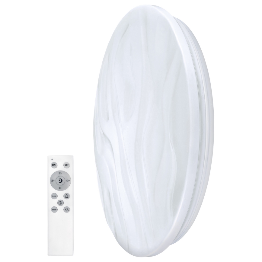 Светодиодный потолочный RGB-светильник с регулированием яркости WAVE LED/30W/230V Wi-Fi Tuya + дистанционное управление
