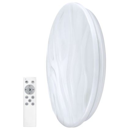 Світлодіодний RGB стельовий світильник з регулюванням яскравості WAVE LED/30W/230V Wi-Fi Tuya + пульт ДК