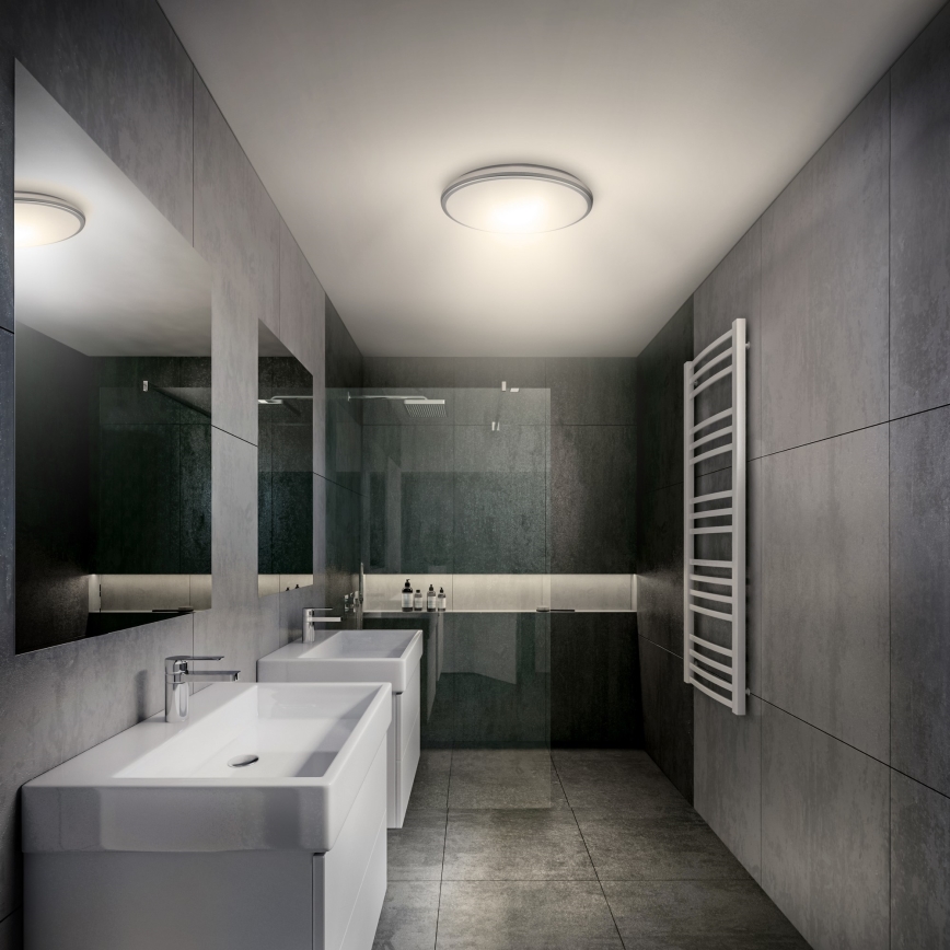 Світлодіодний стельовий світильник для ванної кімнати LED/18W/230V 3000/4000/6500K IP54