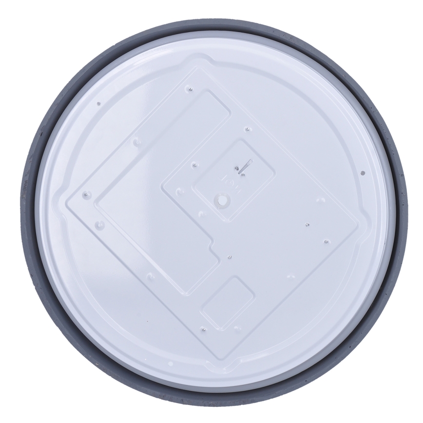 Світлодіодний регульований стельовий світильник GREY LED/60W/230V 3000-6500K сірий діаметр 49 см + дистанційне керування