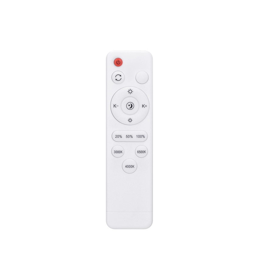 Світлодіодний стельовий світильник з регулюванням яскравості GREY LED/60W/230V 3000-6500K сірий діаметр 49 см + пульт дистанційного керування