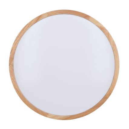 Світильник стельовий світлодіодний регульований WOODY LED/60W/230V 3000-6500K дуб діам. 50 см + дистанційне керування