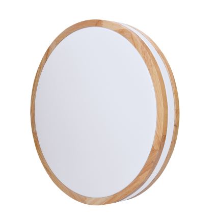 Світильник стельовий світлодіодний регульований WOODY LED/60W/230V 3000-6500K дуб діам. 50 см + дистанційне керування