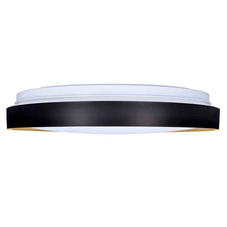 Светодиодный потолочный светильник с регулированием яркости CALA LED/48W/230V 3000-6500K черный/золотистый + дистанционное управление
