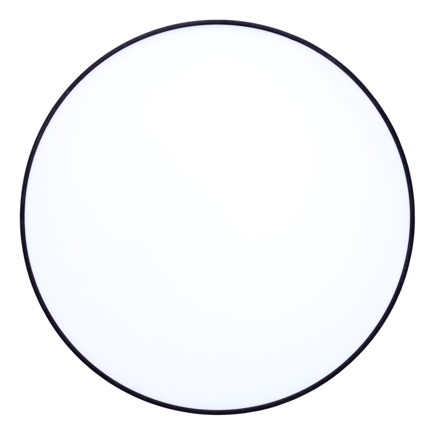 Світлодіодний стельовий світильник з регулюванням яскравості PENLEY LED/48W/230V 3000-6500K діаметр 40 см чорний + пульт дистанційного керування