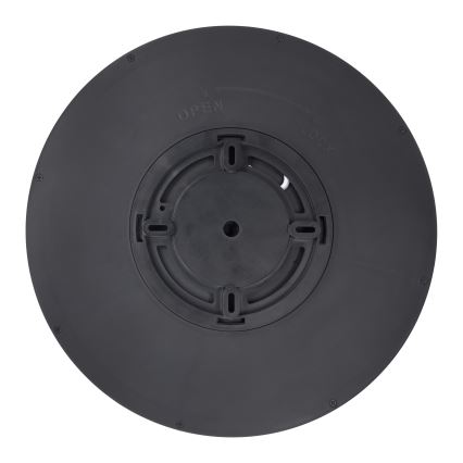 Світильник стельовий світлодіодний димований ESTELA LED/36W/230V діам.30 см чорний + дистанційне керування