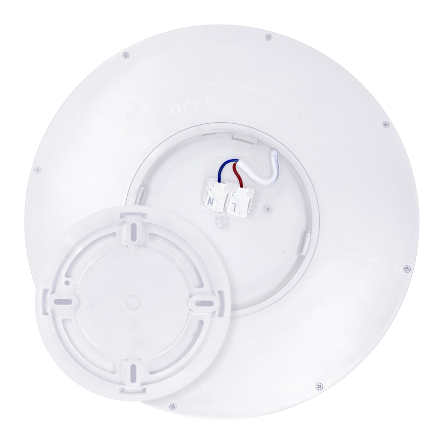Світлодіодний стельовий світильник з регулюванням яскравості ESTELA LED/36W/230V діаметр 30 см білий + пульт дистанційного керування