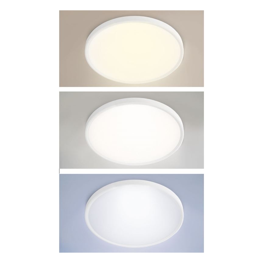 Regульований LED стельовий накладний/підвісний світильник LED/40W/230V 3000-6500K + дистанційне керування