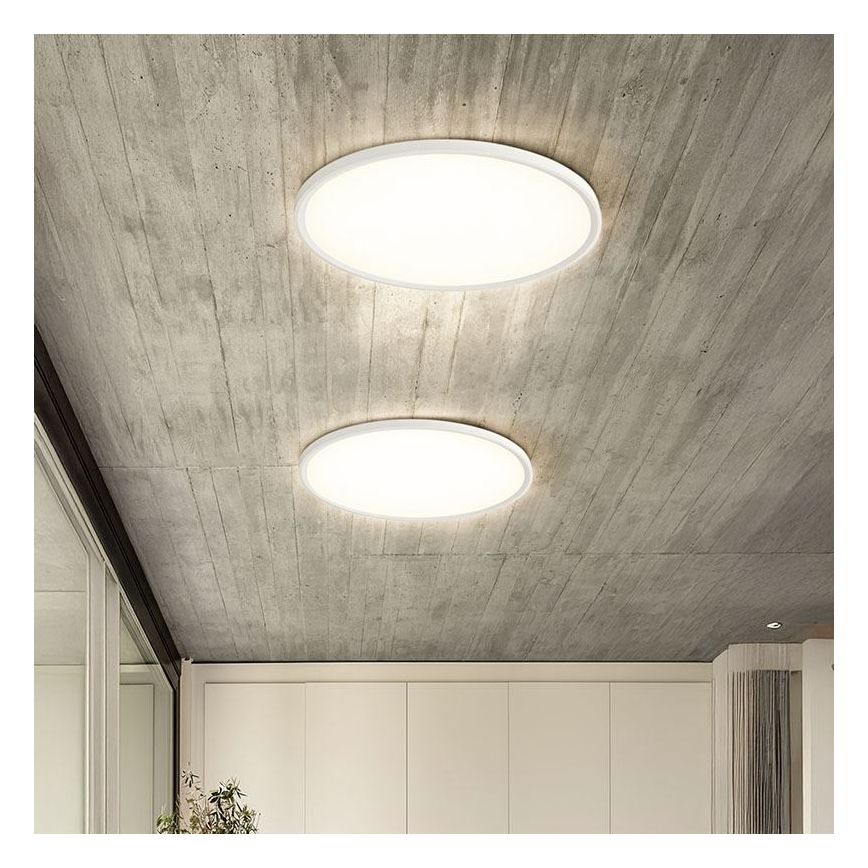 LED диммируемый потолочный накладной/подвесной светильник LED/50 Вт/230 В 3000–6500 К + пульт дистанционного управления
