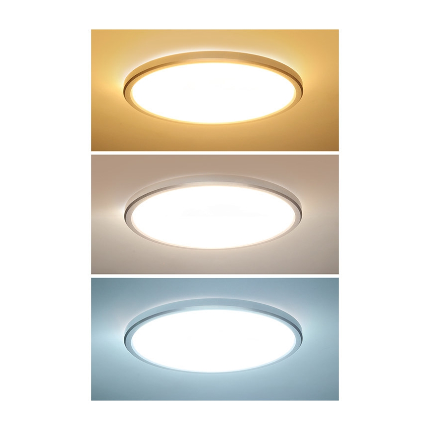 LED-потолочный светильник для ванной комнаты ACATE LED/18W/230V 3000/4000/6000K Ø 22 см IP54