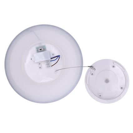 Светодиодный потолочный светильник для ванной комнаты ACATE LED/24 Вт/230 В 3000/4000/6000 К, диаметр 29,3 см, IP54