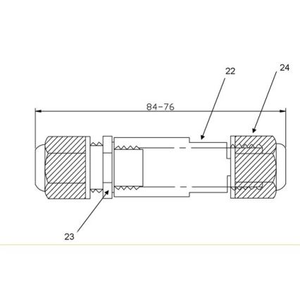 Роз'єм для кабелів 450V AC/10A IP68
